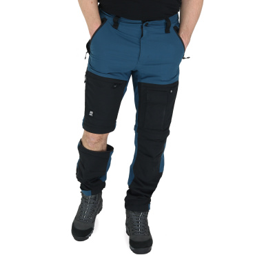 Asoto Vattern Zip-Off pánske modré profesionálne outdoorové nohavice DWR 2v1