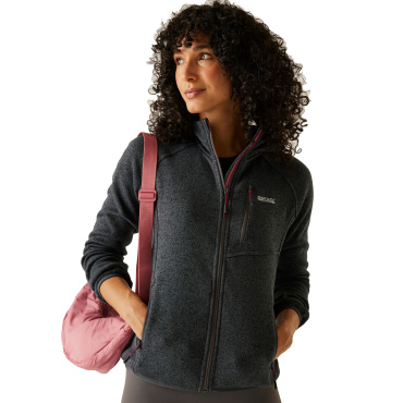 REGATTA Wms Hood Newhill šedá dámská outdoor mikina