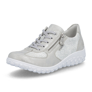 RIEKER 59501-90 sivé dámske pohodlné tenisky Antistress