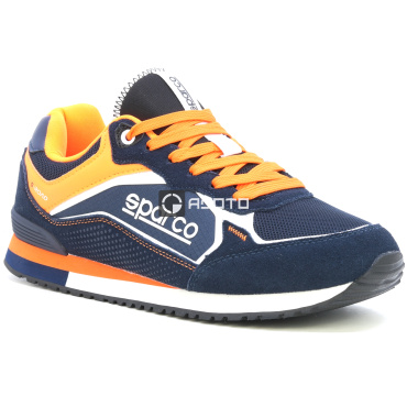 SPARCO S-Road BM modré pánske pohodlné tenisky do mesta, moderný vzhľad