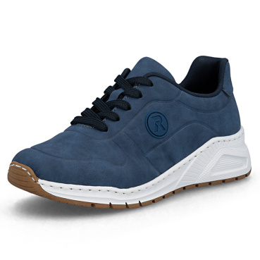 RIEKER M4903-14 modré dámske tenisky, moderné a pohodlné, Antistress podrážka
