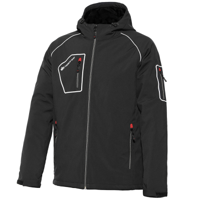 Industrial Starter Perfect černá pánská pracovní bunda zimní softshell