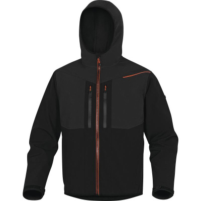 Delta Plus Horten 2 černá pánská pracovní softshell bunda