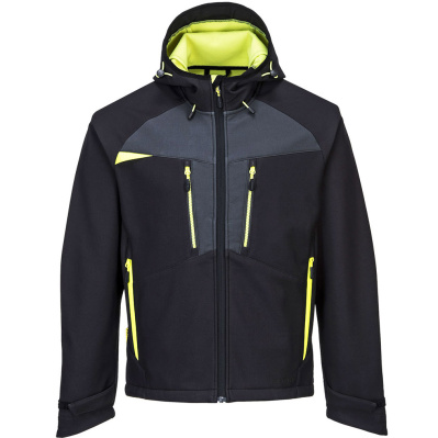 PORTWEST DX4 čierna pánska softshell pracovná bunda