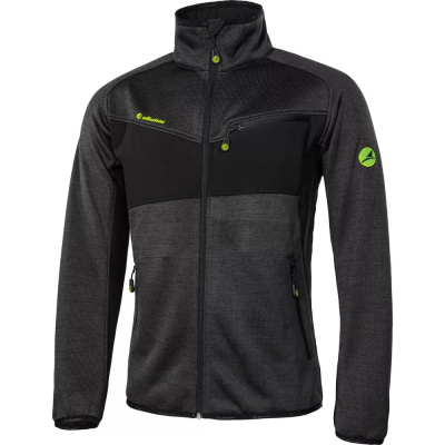 ALBATROS Concept Knit Strick černá pánská pletená bunda softshell