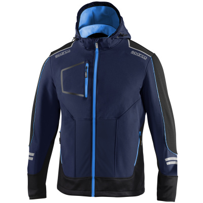 SPARCO TECH TW modrá pánská softshell bunda