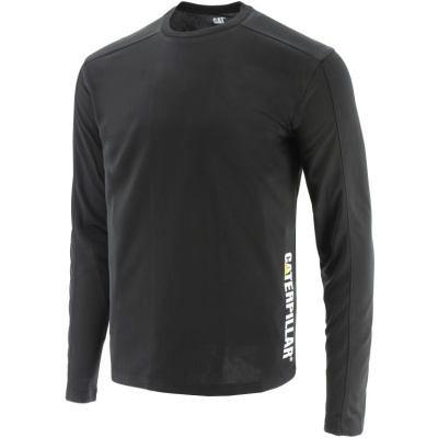 CATERPILLAR Coolmax Tee černé pánské rychleschnoucí triko