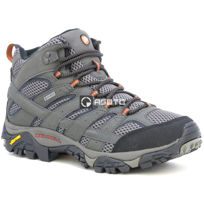 MERRELL Moab 2 Mid GTX beluga šedá pánské outdoor obuv Goretex