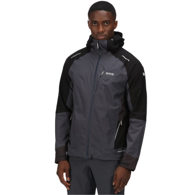 REGATTA Highton PRO Jkt šedá pánská outdoor bunda LED Isotex 15 000mm