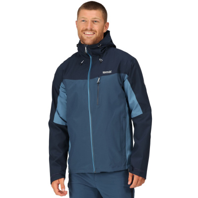 REGATTA Birchdale modrá pánská outdoor bunda + Isotex membrána 10 000 mm