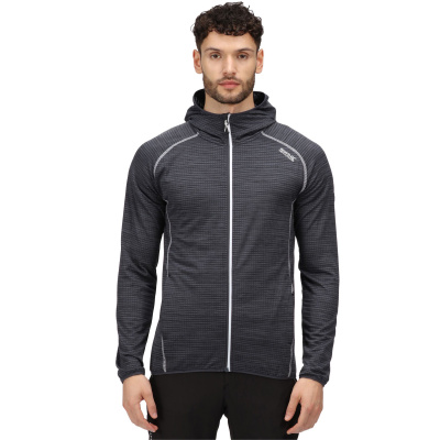 REGATTA Yonder Hoody šedá pánská outdoor mikina