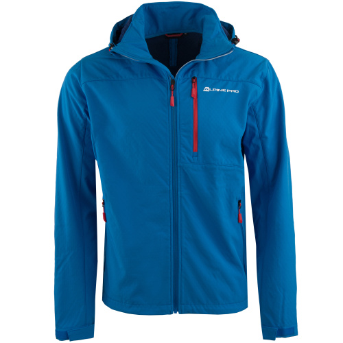 ALPINE PRO Deraf modrá pánská softshell bunda 8000 mm