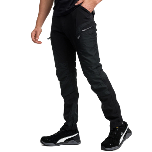 PUMA Workwear Pro One Stretch černé pánské outdoor kalhoty