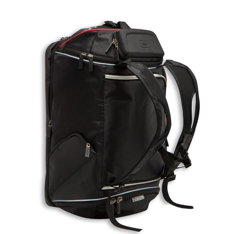 detail DUCATI Borsone bag černá pánská taška/batoh