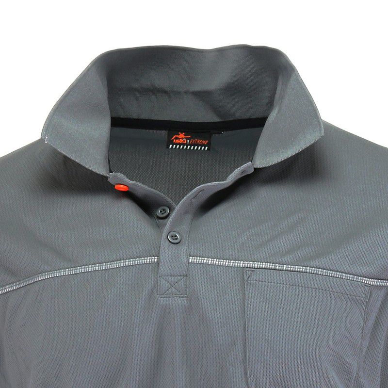 detail Pracovní polokošile ISSA Extreme 8825B/078 sv. šedá
