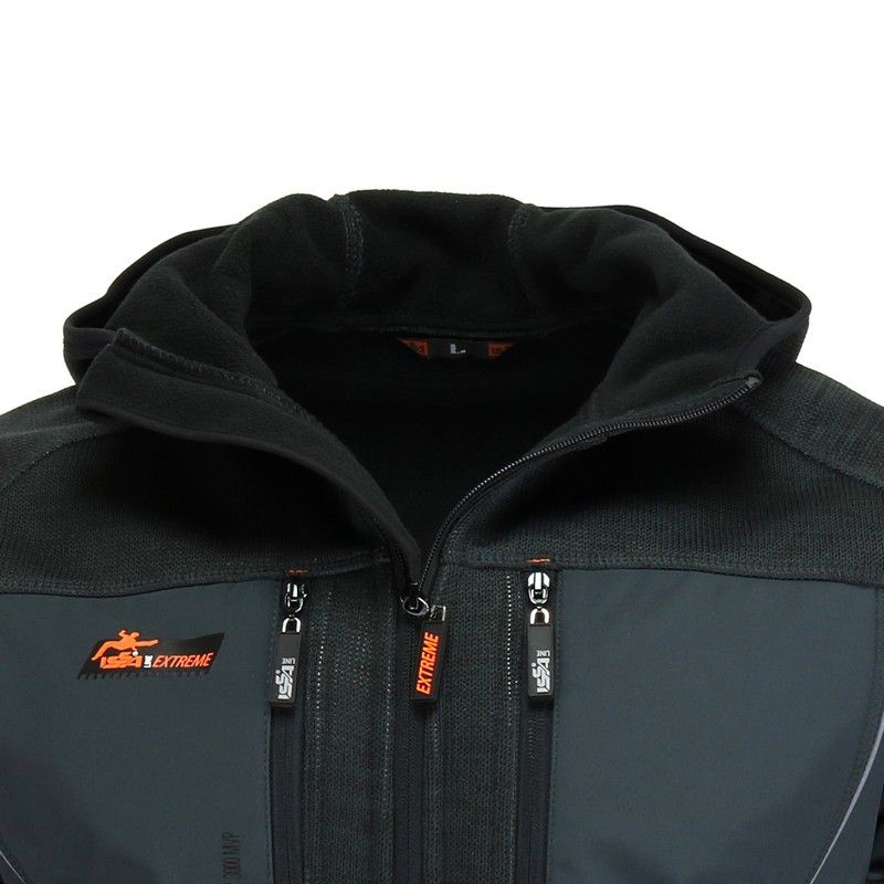 detail Industrial Starter Silky Extreme 8880B čierna pánska bunda