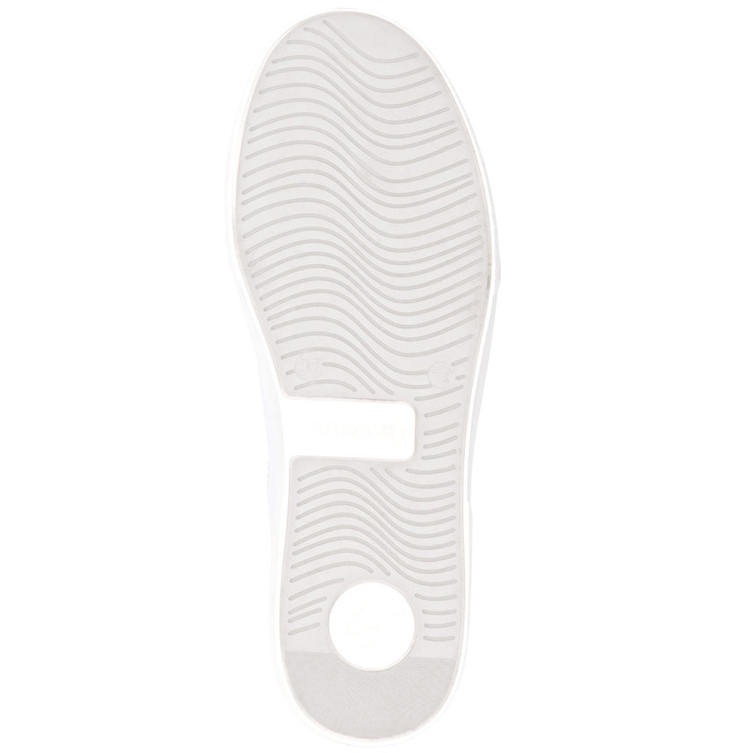 detail RIEKER Remonte D2J00-80 bílé dámské kožené tenisky