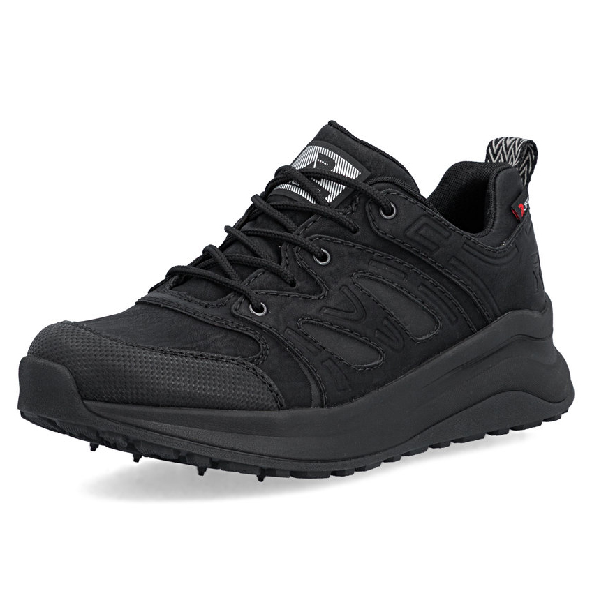 detail RIEKER Z0900-00 čierne dámske športové tenisky s membránou Rieker-TEX