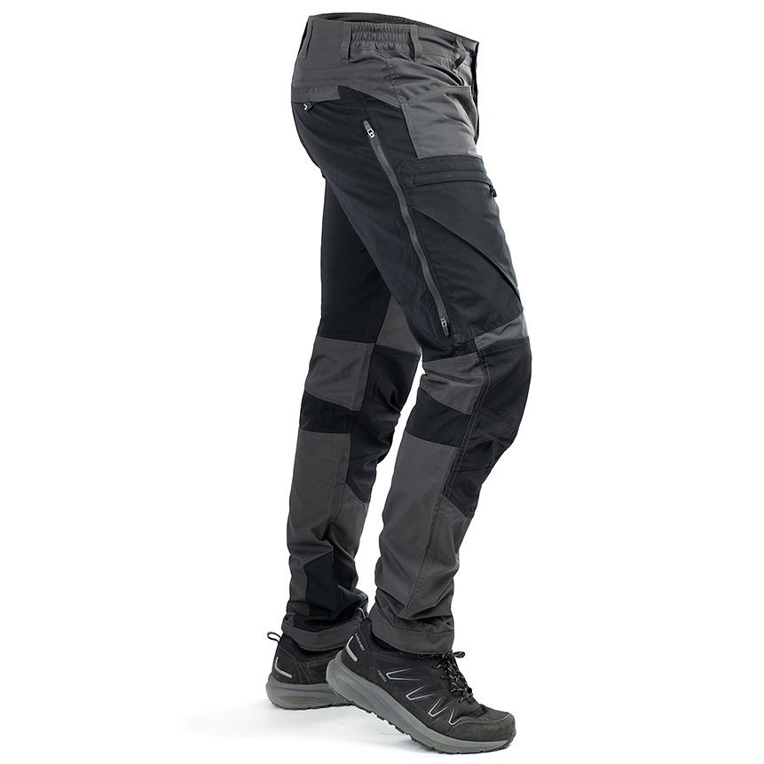 detail ARRAK Sweden Active sivé pánske outdoorové nohavice, vodeodolné, pružné a mimori