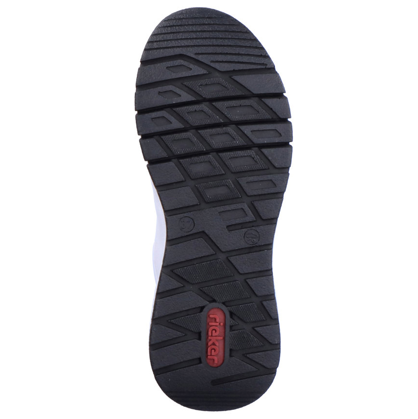 detail RIEKER M4903-80 bílé dámské tenisky