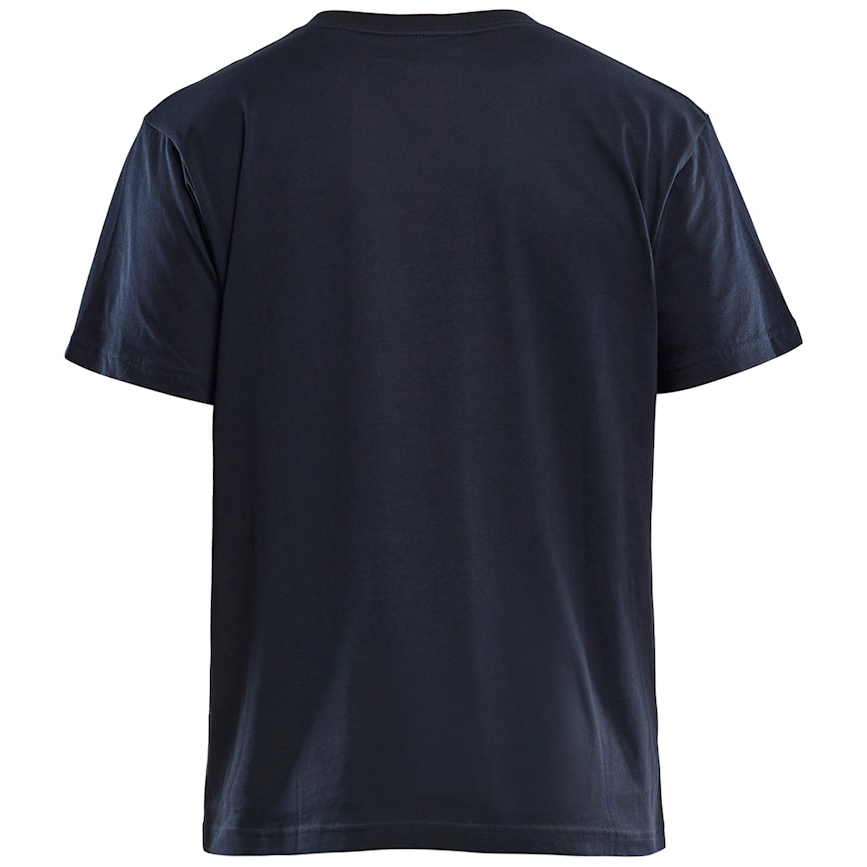 detail BLAKLADER Sweden Grit modré pánské profi triko 100% Ba