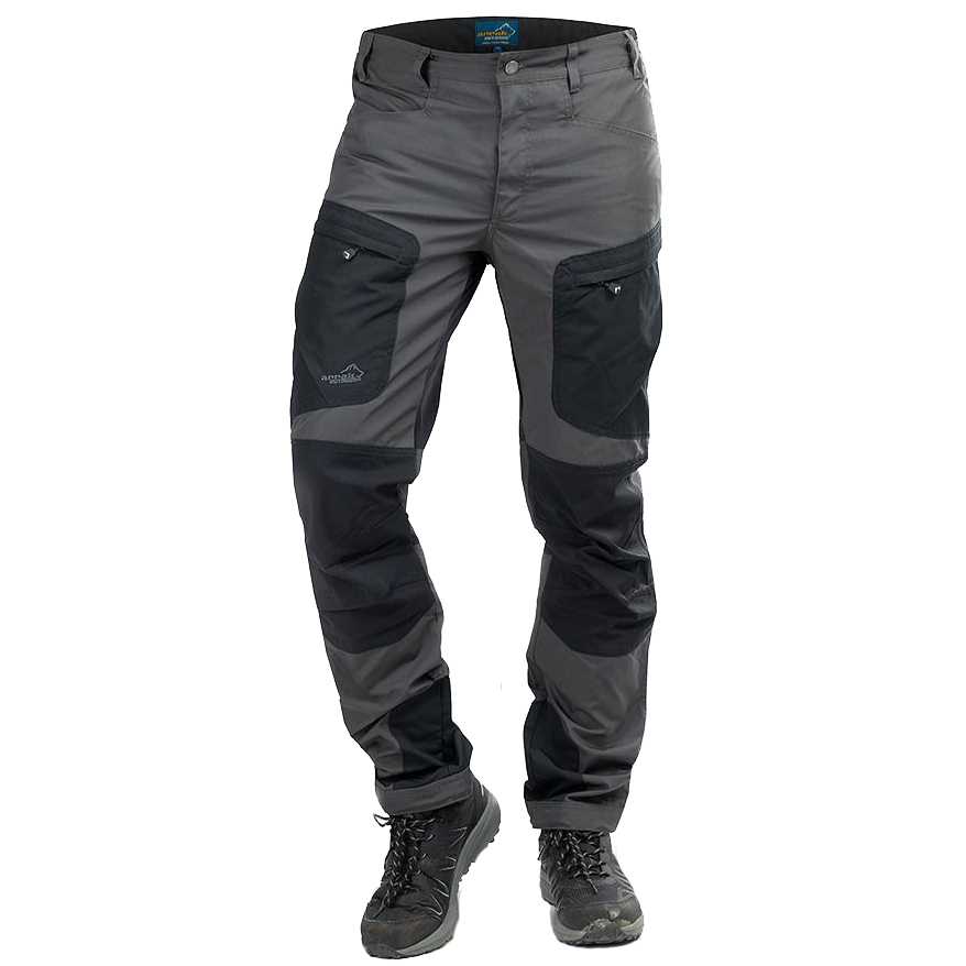 detail ARRAK Sweden Active sivé pánske outdoorové nohavice, vodeodolné, pružné a mimori