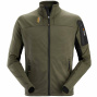 nahlad SNICKERS Mikrofleece Zip Stretch olivová pánská celoroční funkční mikina