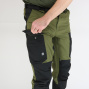 nahlad Asoto Abisko pánske outdoor nohavice pohodlné olivové DWR vodoodpudivé Stretch