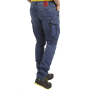 náhled DIADORA Stone Cargo Light modré pánské kalhoty Jeans Stretch