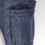 náhled DIADORA Stone Cargo Light modré pánské kalhoty Jeans Stretch