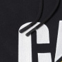 nahlad CATERPILLAR TM Hooded čierna pánska mikina s kapucňou a logom CAT