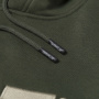 nahlad CATERPILLAR TM Hooded olivová pánska mikina s kapucňou a logom CAT