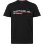 náhled PORSCHE Motorsport černé pánské triko 100% Ba