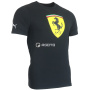 nahlad Puma Ferrari Shield černé pánské triko 100% Ba