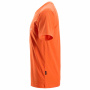nahlad SNICKERS Logo oranžové pánske tričko zo 100 % bavlny pre väčší komfort
