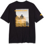 nahlad CATERPILLAR Graphic Tee čierne pánske tričko, 100 % bavlna, krásna potlač CAT