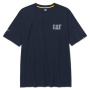 nahlad CATERPILLAR Graphic Tee sivé pánske tričko, pohodlné, moderné, krásna potlač CAT