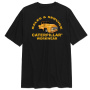 nahlad CATERPILLAR Graphic Car čierne pánske tričko, pohodlné, moderné, krásna potlač C