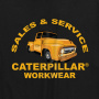 nahlad CATERPILLAR Graphic Car čierne pánske tričko, pohodlné, moderné, krásna potlač C