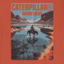 nahlad CATERPILLAR Cowboy červené pánske tričko, pohodlné, moderné, krásna potlač CAT