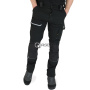 nahlad SIR Palladium Cargo čierne pánske profesionálne pružné pracovné nohavice, extra