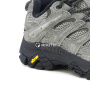 nahlad MERRELL MOAB 3 M Talus/Black sivá pánska kožená outdoorová obuv, pohodlná