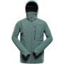 nahlad ALPINE PRO MJCC623725 Hoor zelená pánská softshell bunda DWR 8000 mm