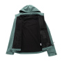 nahlad ALPINE PRO MJCC623725 Hoor zelená pánská softshell bunda DWR 8000 mm