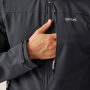 nahlad REGATTA Arana sivá pánska softshell outdoor bunda, priedušnosť 10 000 g/m2/24h