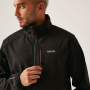 nahlad REGATTA Moutdale čierna pánska softshell outdoor bunda, vodný stĺpec 15 000 mm