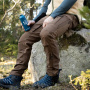 nahlad Beyond Nordic hnědé pánské outdoor kalhoty Teflon EcoElite® RECCO