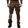nahlad Beyond Nordic Zip-Off hnědé pánské outdoor kalhoty 2v1 Teflon EcoElite®