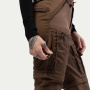 nahlad Beyond Nordic Sweden Zip-Off hnědé dámské outdoor kalhoty 2v1 Teflon EcoElite®