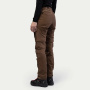 nahlad Beyond Nordic Sweden Zip-Off hnědé dámské outdoor kalhoty 2v1 Teflon EcoElite®